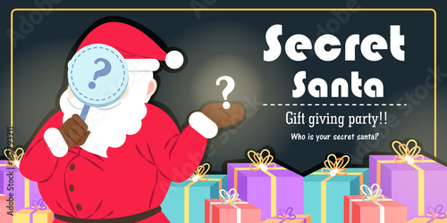 cartoon secret santa