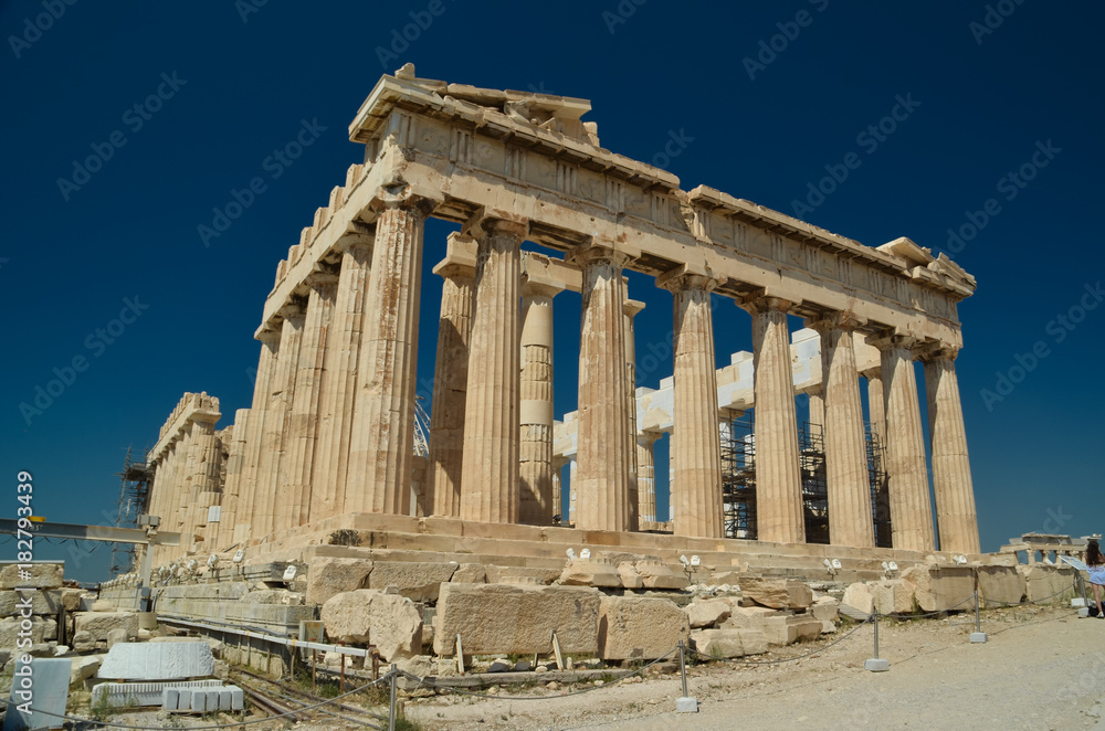 parthenon in Athens greece ancient monuments caryatids