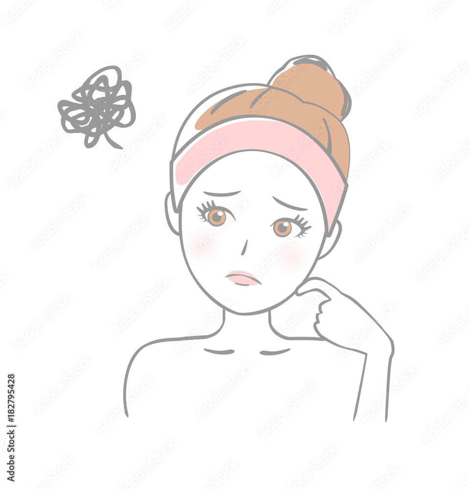 若い女性 悩む 若い女性 悩む