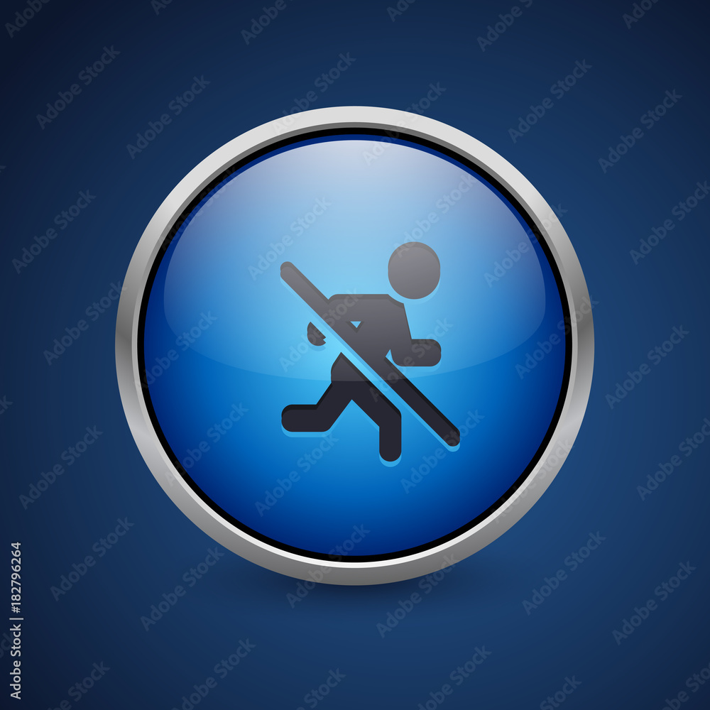 Push Button - Dark Blue Web Icon Push Button - Dark Blue Web Icon