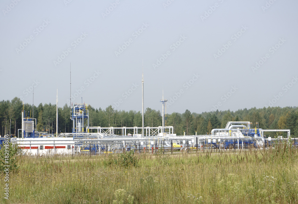 oil and gas industry in powerful  processing effect