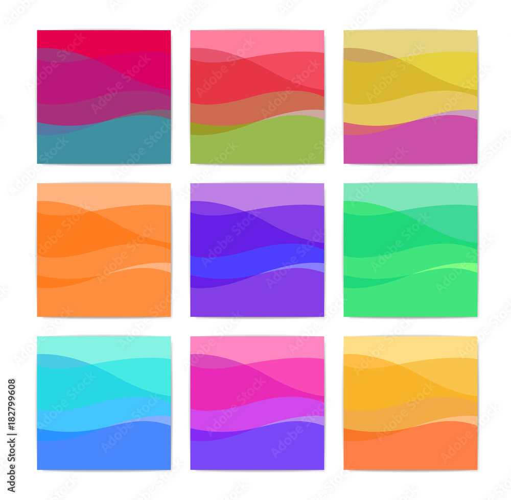 Colorful abstract backdrop template vector