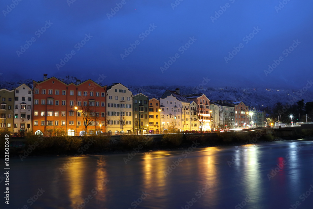 Innsbruck at night