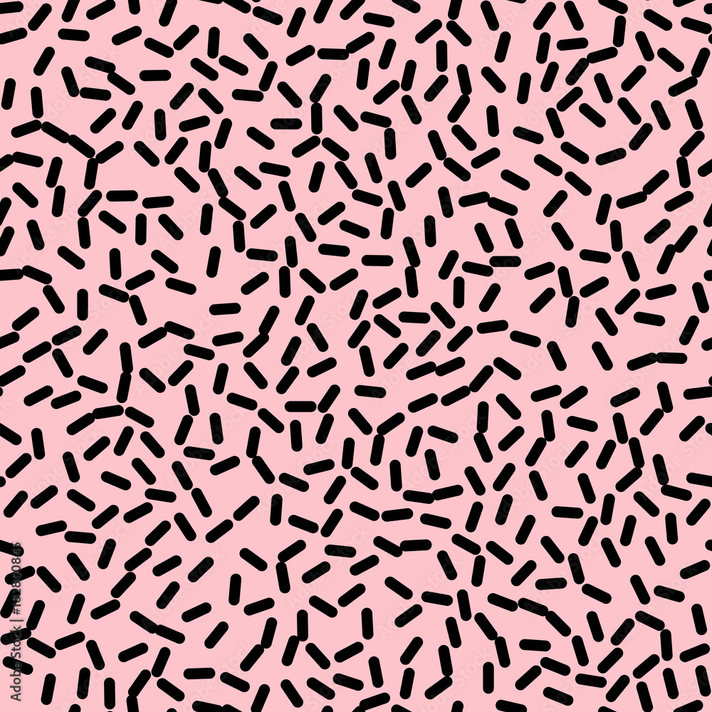 Retro Seamless Pattern in Memphis Style Design Retro Seamless Pattern in Memphis Style Design