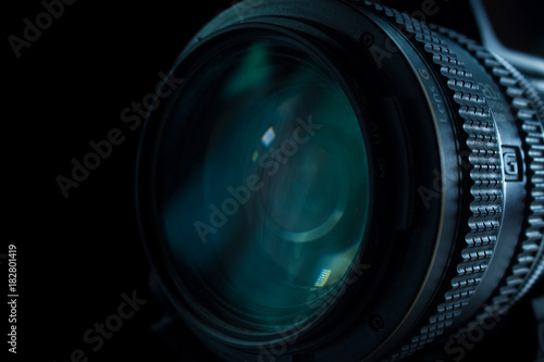 video camera lens photo