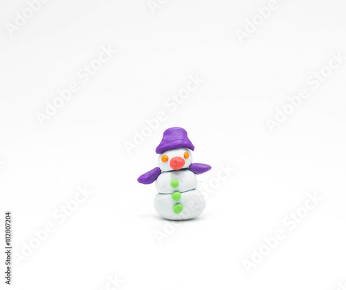 plasticine xmas doll