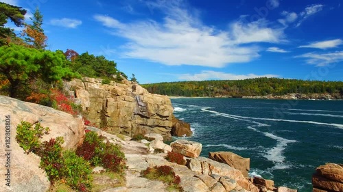 Aerial view of Acadia National Park, Maine