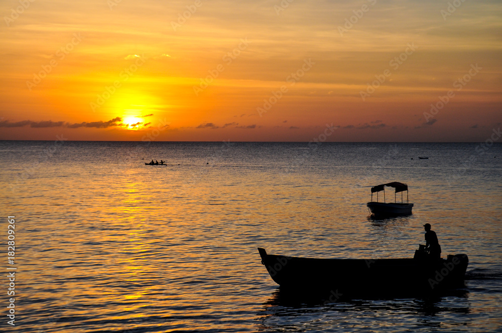 Sunset on Zanzibar