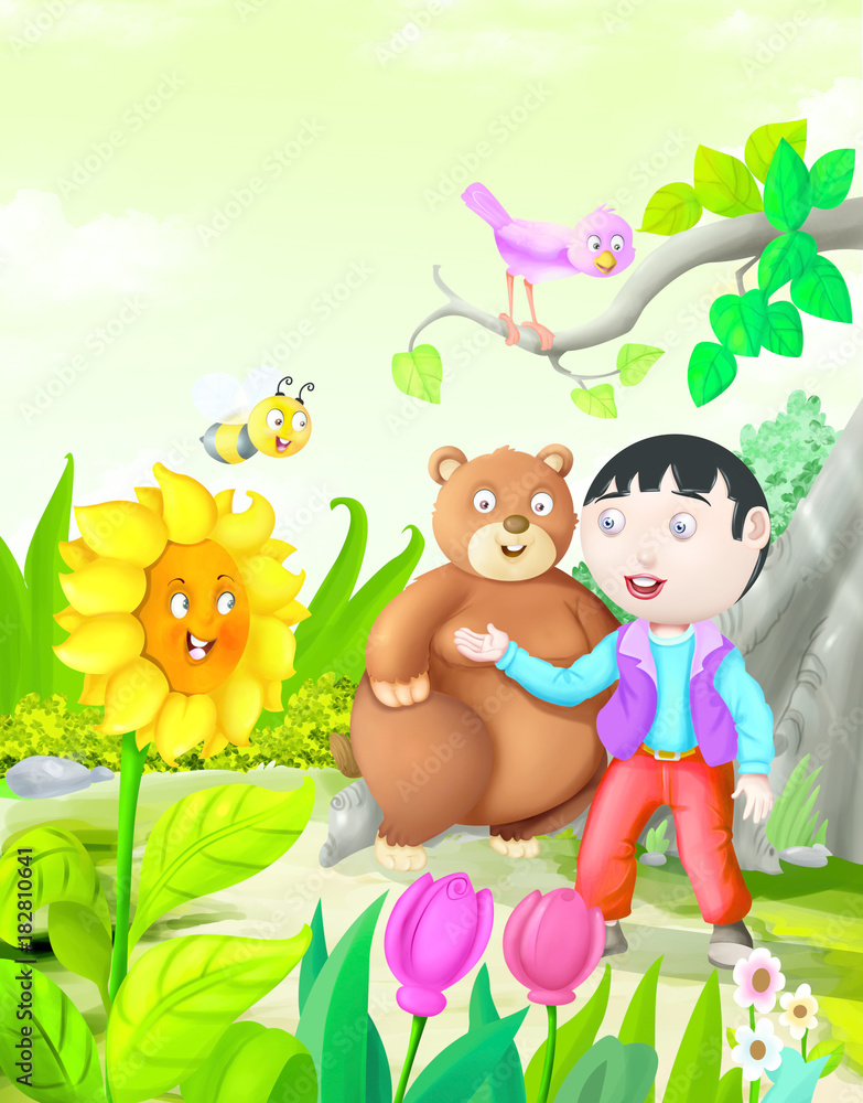 Nursery Rhymes For Kids Stock Illustration Adobe Stock