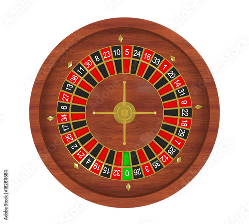 Casino Roulette Wheel Isolated