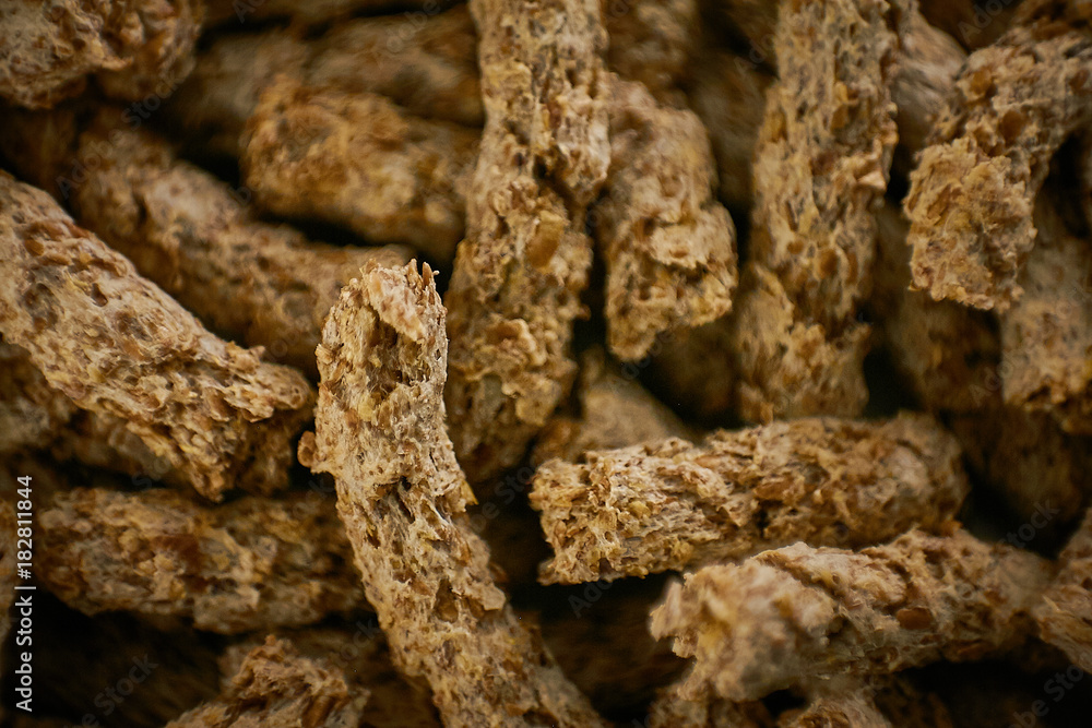 Fototapeta premium Bran (miller's bran) macro background