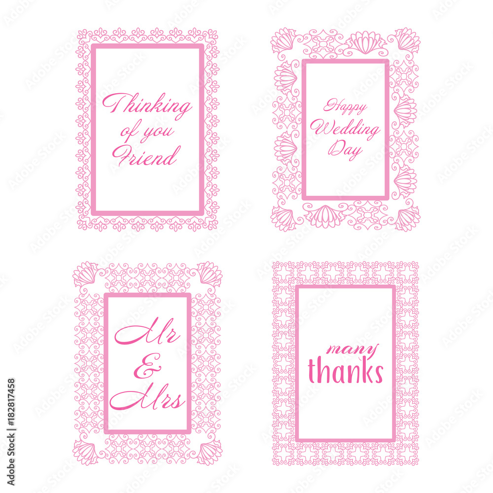 Elegant Lace Border Frames laser cut Picture Frames Elegant Lace Border Frames laser cut Picture Frames
