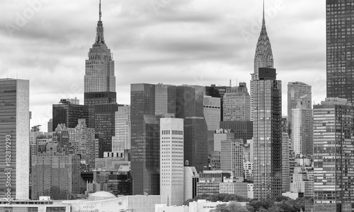 Midtown Manhattan skyline over East River, New York City © jovannig