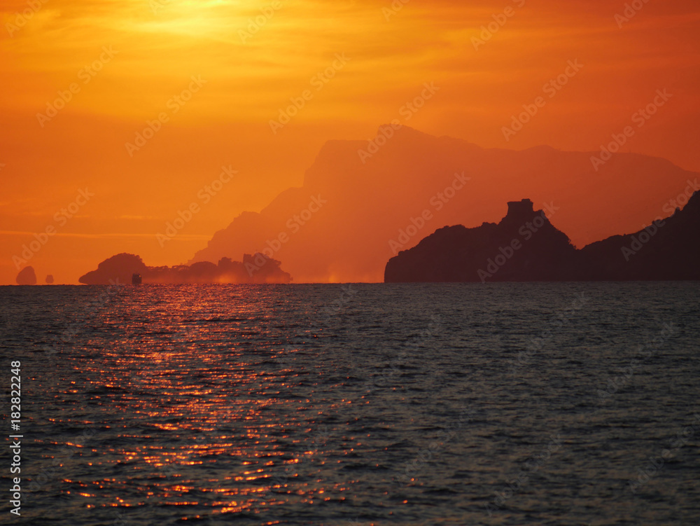 Amalfi Coast Sunset