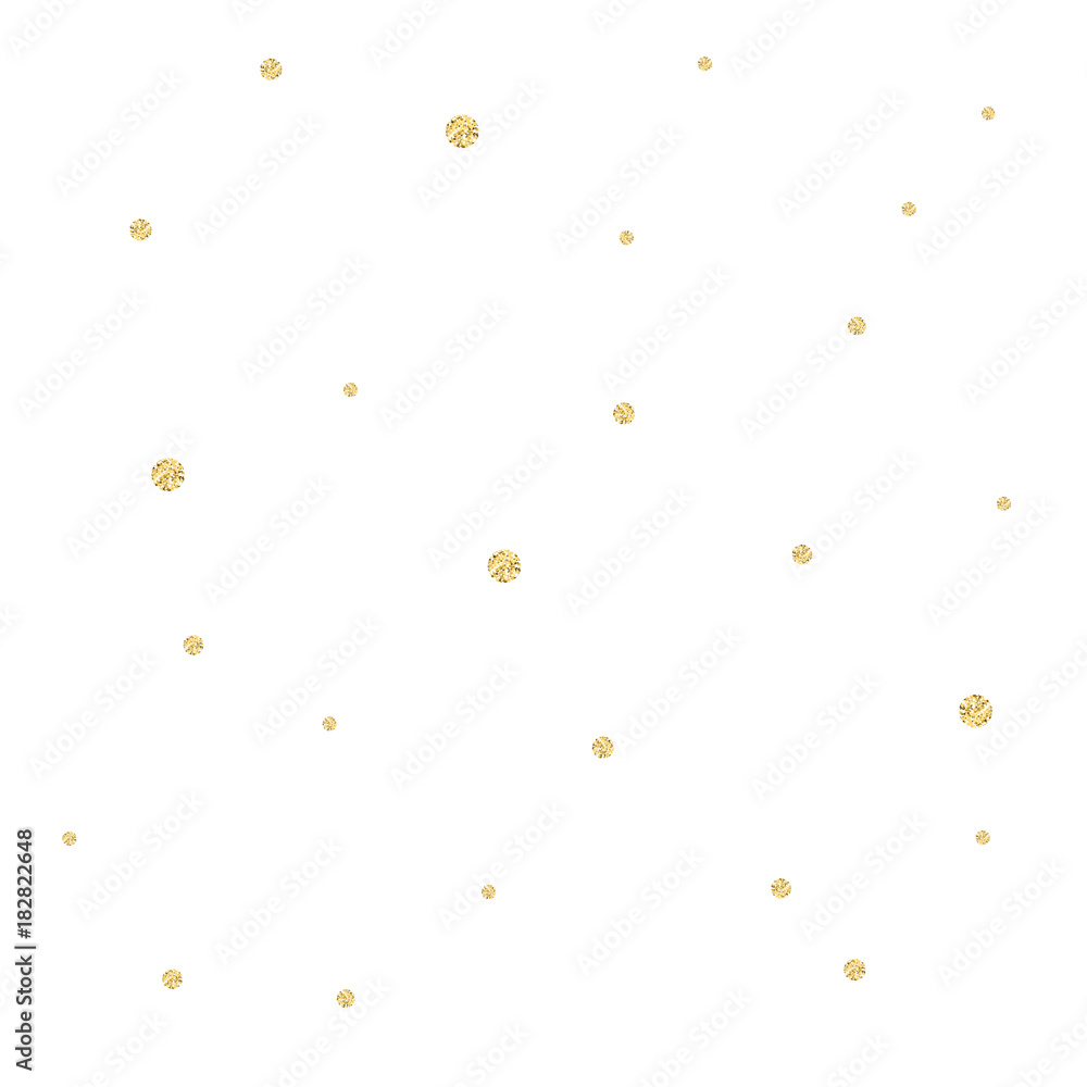 Golden confetti pattern. Modern abstract vector seamless background with small gold texture dots . Perfect for festive party invitations, greeting cards and wrapping paper. Golden confetti pattern. Modern abstract vector seamless background with small gold texture dots . Perfect for festive party invitations, greeting cards and wrapping paper.