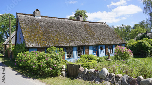 Altes buntes Fischerhaus auf der Insel Usedom