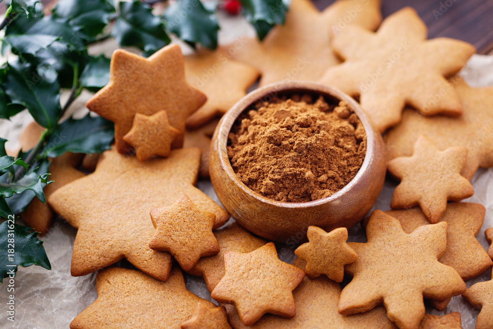 Christmas spices for baking gingerbreads