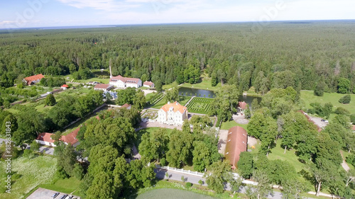 Aerial view of Altja, Estonia