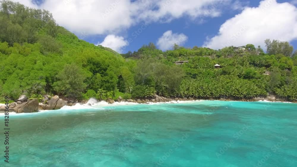 Aerial view of Anse Intendance in Mahe', Seychelles Aerial view of Anse Intendance in Mahe', Seychelles