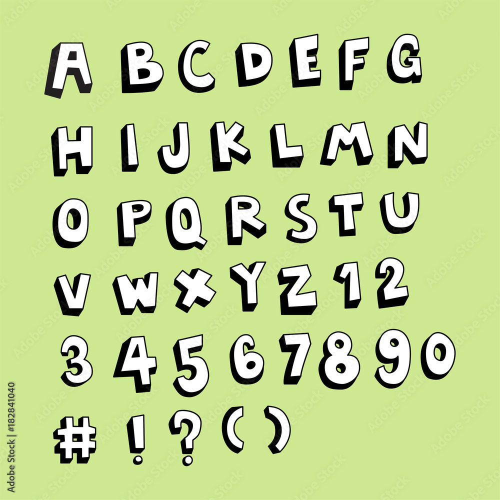 fun doodle sketch alphabet set fun doodle sketch alphabet set