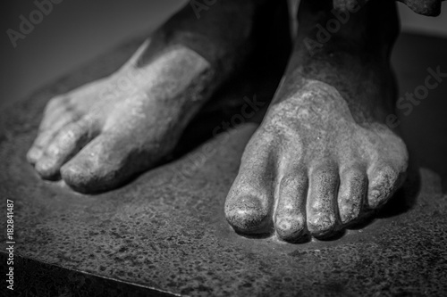 Feet of an ancient statue