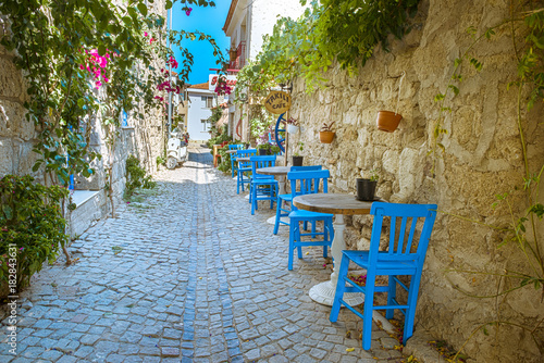 Fényképezés Alacati Town is a popular destination in Izmir,Turkey