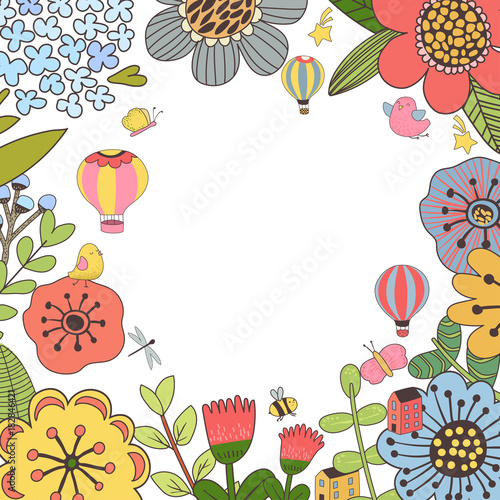 Botanical floral bouquet
