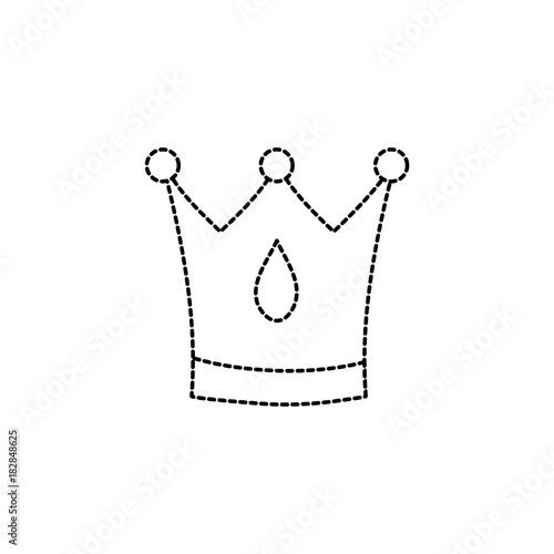 dotted shape crown royal luxury jewelry object