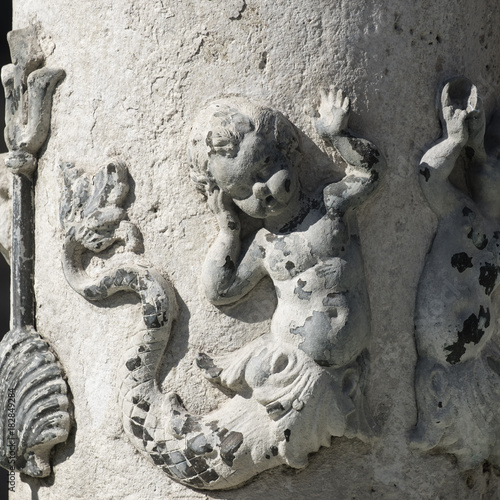 Ascoli Piceno (Marches, Italy), fountain in Arringo square