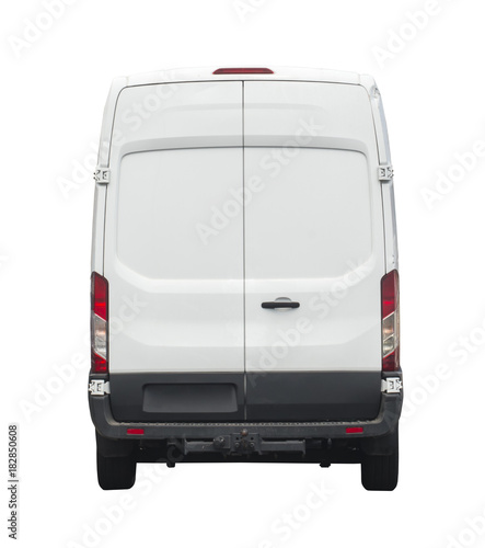 Rear of white van for your branding