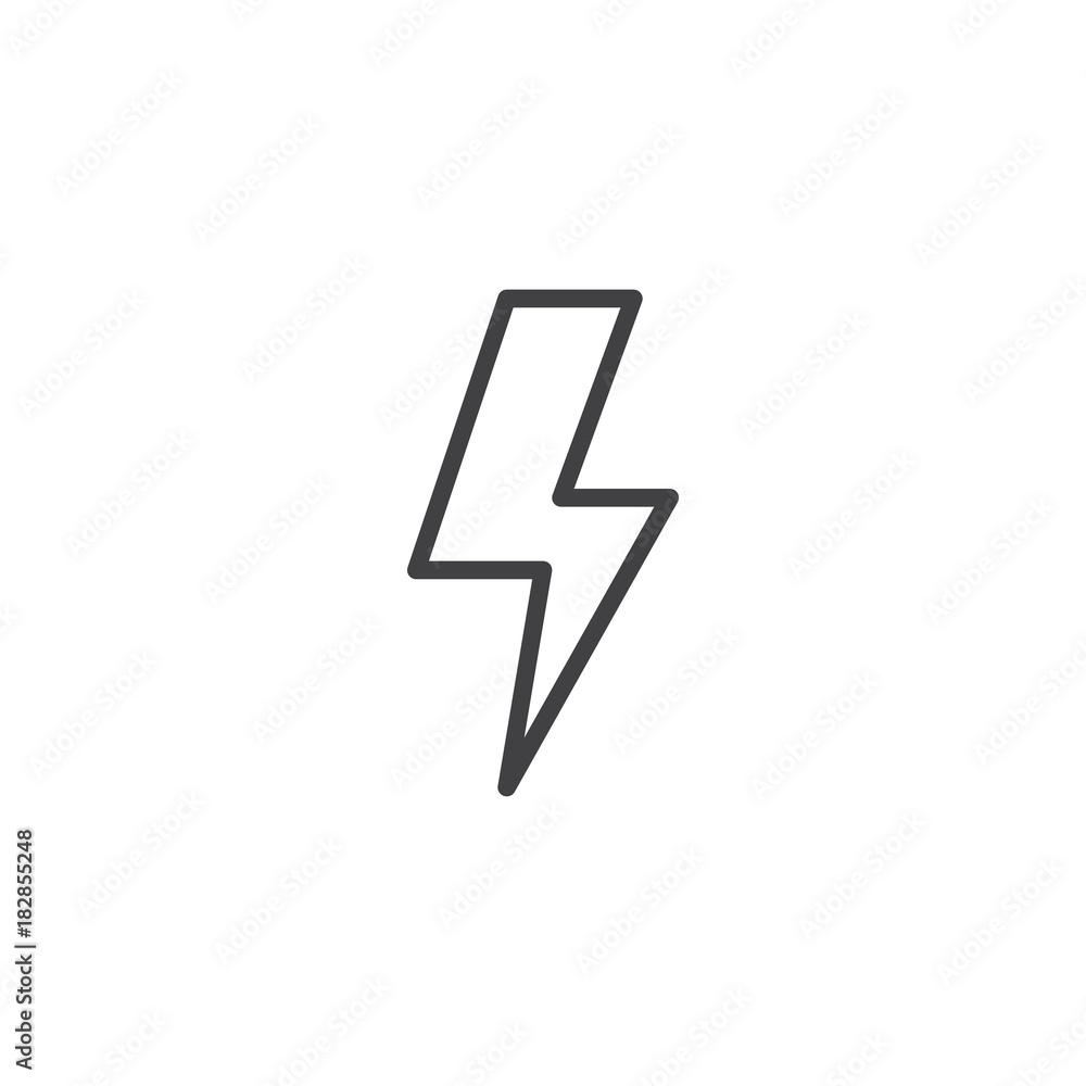 the flash logo outline