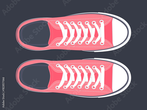 Sport shoes vector illustration