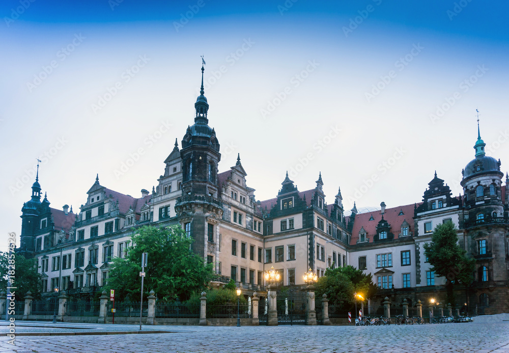Fototapeta premium antique building view in Dresden, Germany