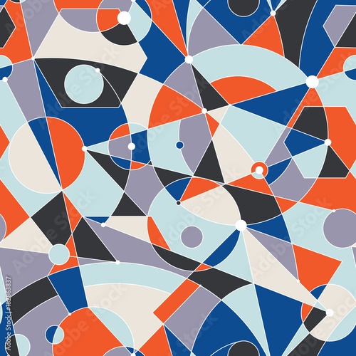 Grid seamless pattern with ...