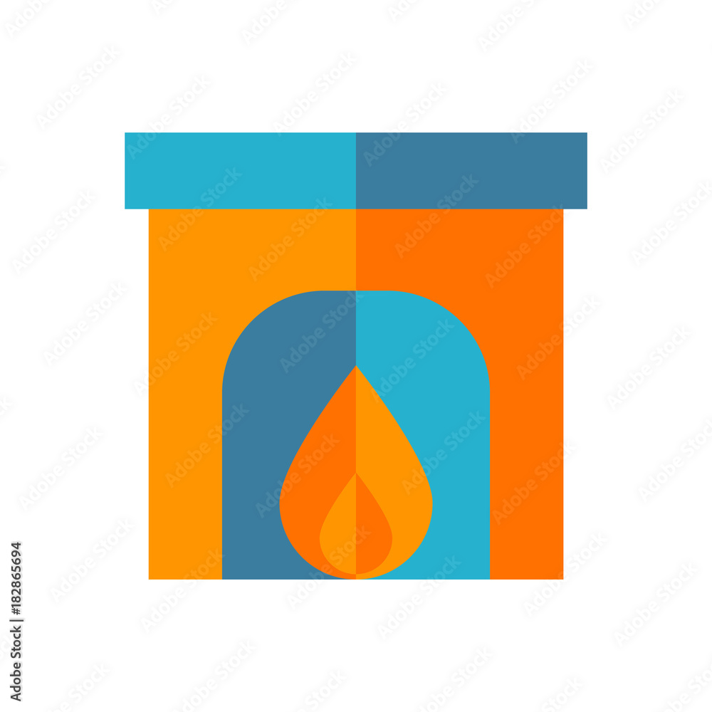 Winter Flat Icon color