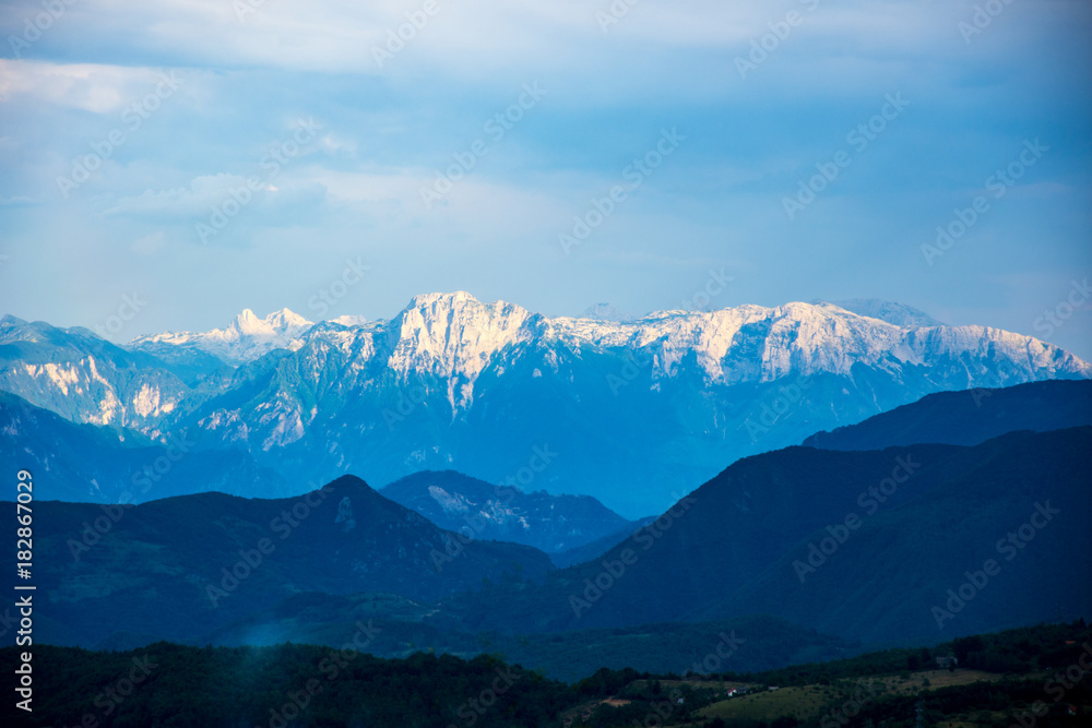 Beautiful Prenj mountain in Prozor city