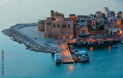 Castellammare del Golfo sea bay, Sicily, Italy photo