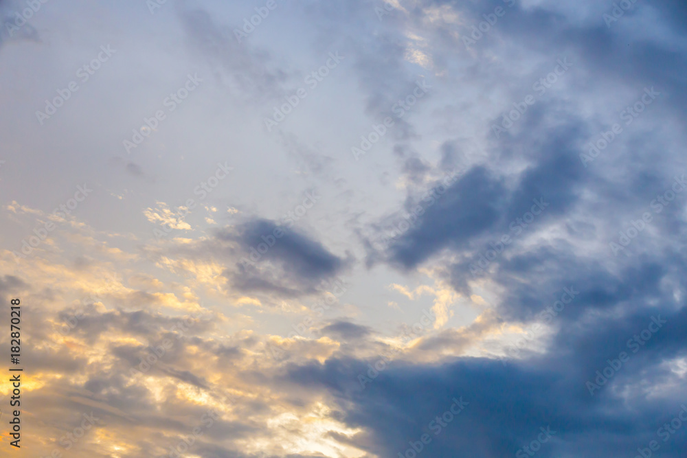 beautiful blue skies background