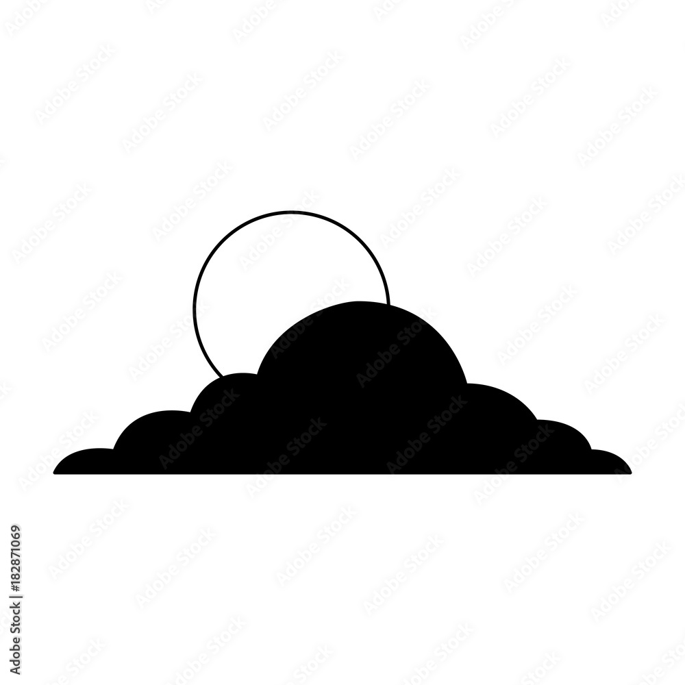 sun cloud day sky natural climate vector illustration sun cloud day sky natural climate vector illustration