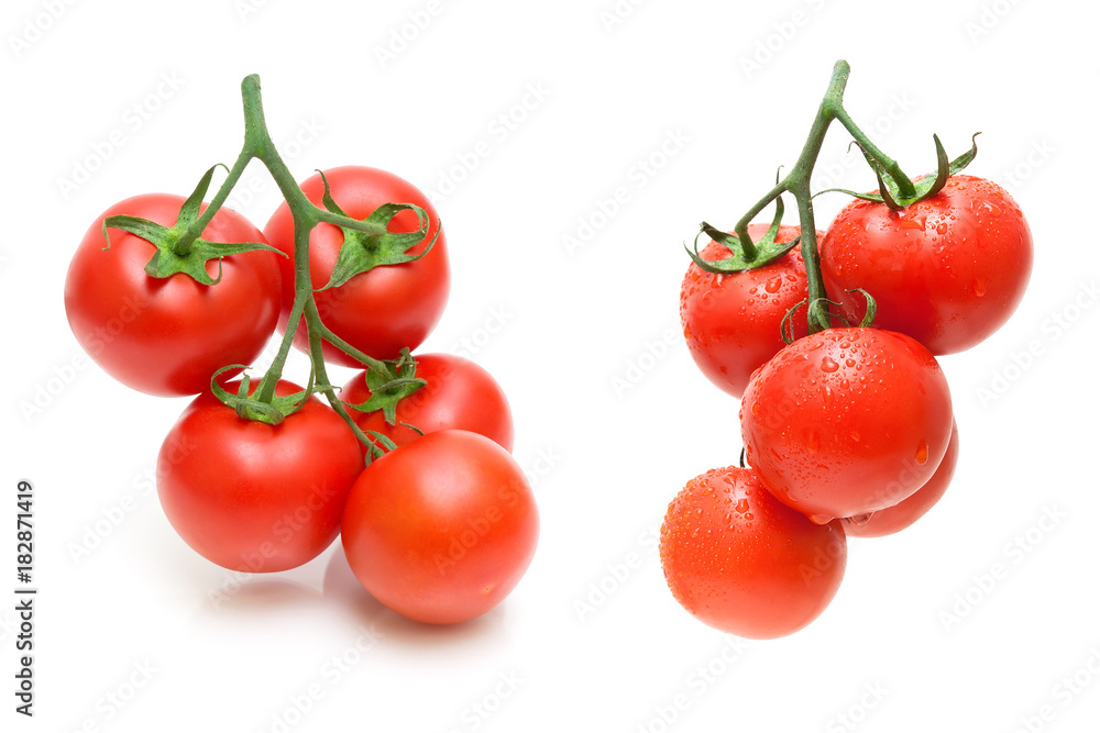 ripe tomatoes isolated on white background ripe tomatoes isolated on white background