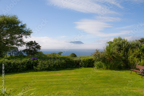 Blue sky and mist on Bantry Bay