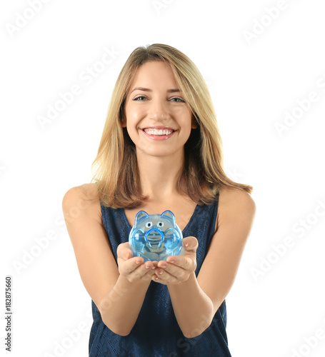 Beautiful young woman with ...