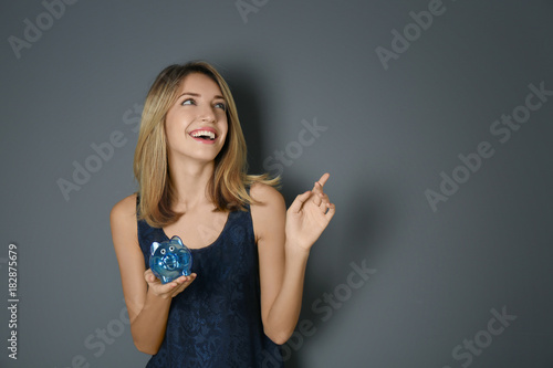 Beautiful young woman with ...