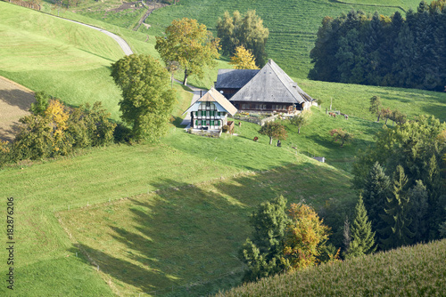 Emmentaler Bauernhof bei Wynigen Kt. Bern photo