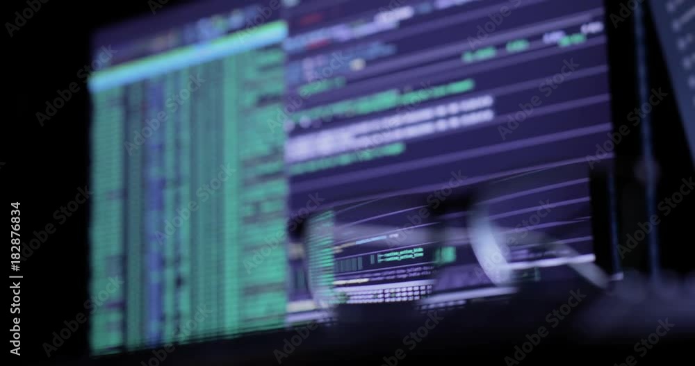 Cyber attack concept. glasses on the keyboard, on the background of the monitor Cyber attack concept. glasses on the keyboard, on the background of the monitor