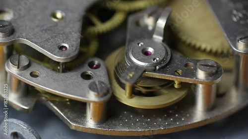 Wallpaper Mural Cogwheels Of Retro Clockwork Mechanism Macro Torontodigital.ca