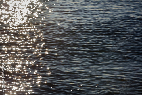 sun glare on the water