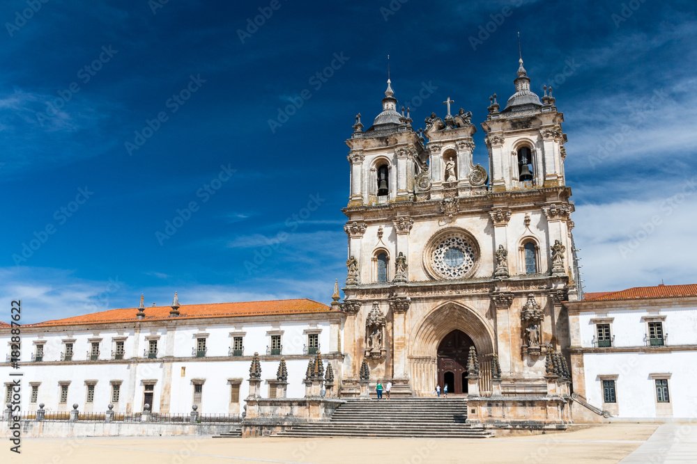 The Alcobaca monastery is a Unesco site in Portugal