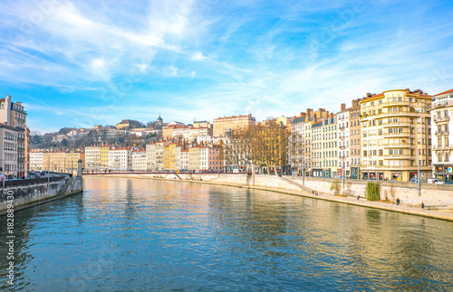 Arhitectures in the old town of Lyon