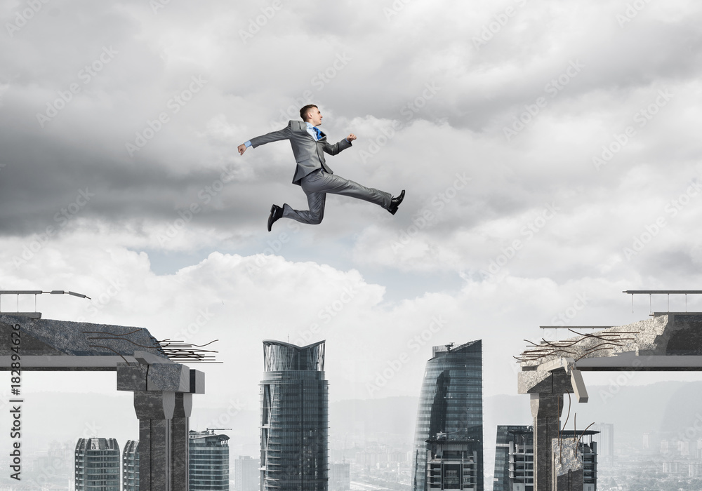 Problem and difficulties overcoming concept.